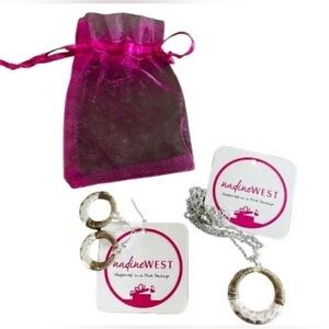 Nadine West Hoop Earrings / Necklace Bundle